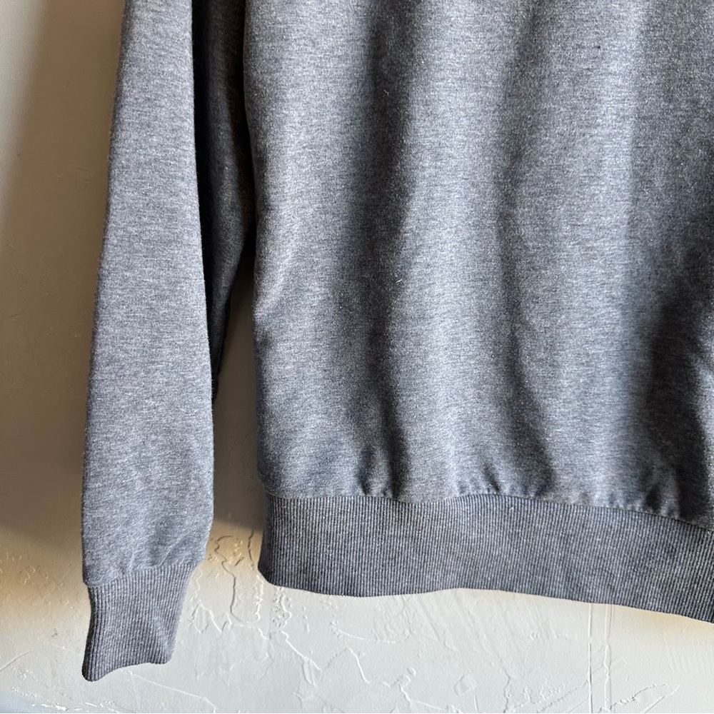 Kari Traa Gray Raglan Sleeve Crew Neck Sweatshirt Pullover Activewear Athleisure - Picture 6 of 13